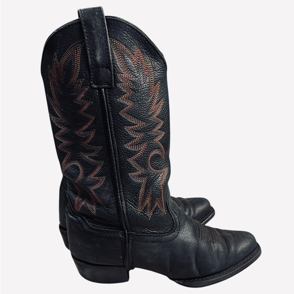 Nashville black & red womens cowboy boot size 6.5